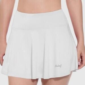 Baleaf White Tennis Skirt Sz XS NWT